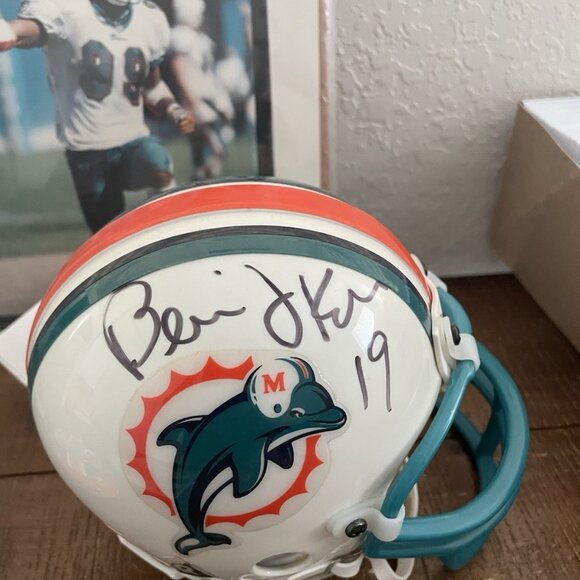 Miami Dolphins Vintage Fun Bundle Christmas Gift Jason Taylor Autograph + More - Picture 5 of 5